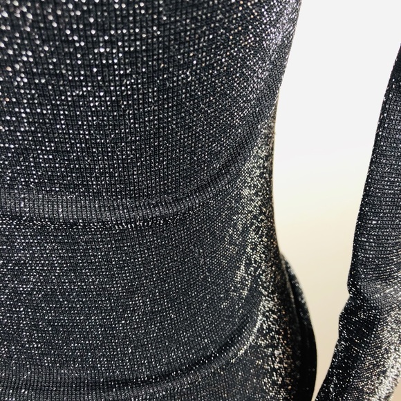 🚫 SOLD| Free People Black Metallic Sparkle Top - Picture 6 of 8